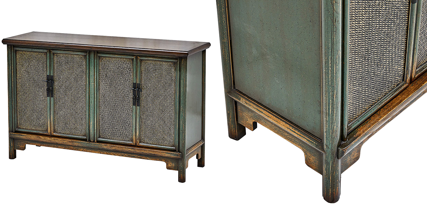 Комод в винтажном стиле дерево и ротанг Brindja chest of drawers Комод в винтажном стиле дерево и ротанг Brindja chest of drawers - Loft-Concept в Твери
