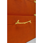 Комплект оранжевых чемоданов Golden Twigs варинант исполнения - 4 | Loft Concept в Твери