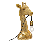 Настольная лампа в детскую Жираф в золотом костюме варинант исполнения - 1 | Loft Concept в Твери
