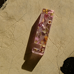 Подставка для телефона из эпоксидной смолы с цветами розовая Epoxy Flowers Phone Stand Pink варинант исполнения - 8 | Loft Concept в Твери