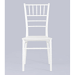 Стул Chiavari пластик белый варинант исполнения - 4 | Loft Concept в Твери