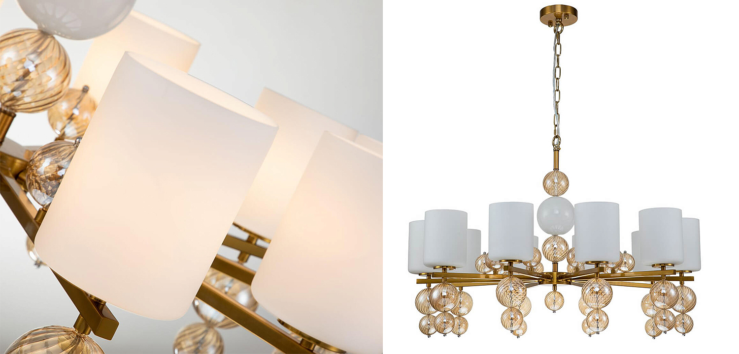 Люстра Blown Glass Balloons Chandelier 10 Люстра Blown Glass Balloons Chandelier 10 - Loft-Concept в Твери