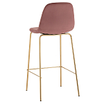 Барный стул на золотистых ножках VENDRAMIN Pink варинант исполнения - 4 | Loft Concept в Твери