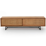 ТВ-тумба из массива тика Busto TV Stand варинант исполнения - 1 | Loft Concept в Твери