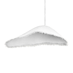 Подвесной светильник с асимметричным волнообразным абажуром и фактурной бахромой по краю Tactile Line варинант исполнения - 10 | Loft Concept в Твери