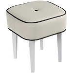 Квадратный мягкий пуф на белых ножках Winton Pouf Square варинант исполнения - 21 | Loft Concept в Твери