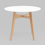 Обеденный стол с белой столешницей ELUNED FURNITURE варинант исполнения - 2 | Loft Concept в Твери