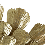 Зеркало круглое настенное в металлической раме Sunny Golden Petals варинант исполнения - 5 | Loft Concept в Твери