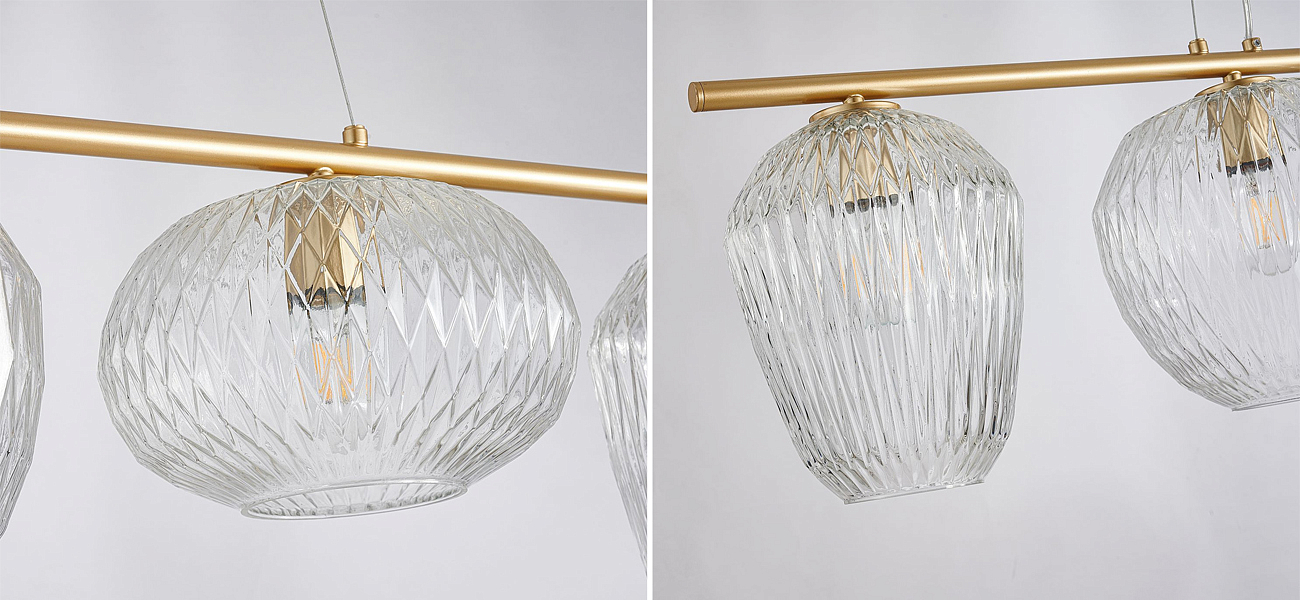 Люстра Foscarini c Прозрачными Плафонами Люстра Foscarini c Прозрачными Плафонами - Loft-Concept в Твери