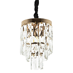 Подвесной светильник с прямоугольными хрустальными подвесками Lunet Crystal Rectangulars Pendant Light 2 варинант исполнения - 1 | Loft Concept в Твери