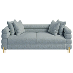 Дизайнерский Диван Lancaster Серо-голубое букле варинант исполнения - 3 | Loft Concept в Твери
