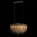 Люстра подвесная с металлическими цепочками и изогнутыми металлическими дугами 72 см Atlantis Chain варинант исполнения - 3 | Loft Concept в Твери