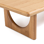 Стол журнальный из массива и шпона дуба Oak Essence Carden варинант исполнения - 4 | Loft Concept в Твери