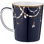 Кружка из фарфора синяя с изображением лошади 400 мл Porcelain Horse Set варинант исполнения - 1 | Loft Concept в Твери