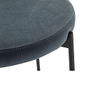 Стул металлический с мягкой спинкой и сиденьем из велюра Alfie Chair варинант исполнения - 7 | Loft Concept в Твери