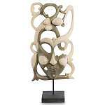 Маска ручной работы деревянная резная Mask Divorces варинант исполнения - 1 | Loft Concept в Твери