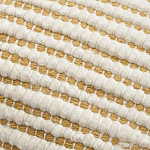 Чехол на подушку горчичного цвета с бахромой и объемным узором Ethnic mix варинант исполнения - 2 | Loft Concept в Твери