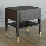 Прикроватная тумбочка с ящиком Elsa Dreams Walnut варинант исполнения - 4 | Loft Concept в Твери