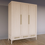 Большой Шкаф Primo Светлый дуб с 3 дверьми и 3 выдвижными ящиками варинант исполнения - 2 | Loft Concept в Твери