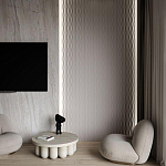 Гипсовая 3D Панель M-16 варинант исполнения - 1 | Loft Concept в Твери