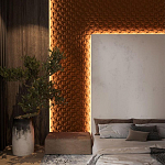 Гипсовая 3D Панель M-43 варинант исполнения - 1 | Loft Concept в Твери