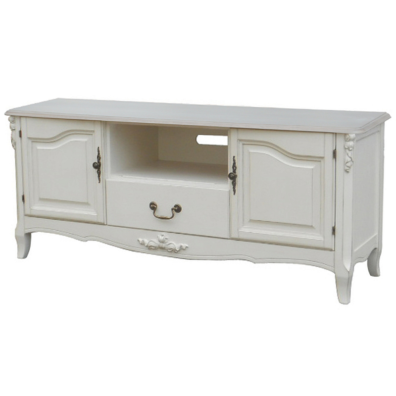 ТВ-тумба в стиле прованс из массива дерева Montmartre Provence TV Stand ivory ( слоновая кость ) ТВ-тумба в стиле прованс из массива дерева Montmartre Provence TV Stand ivory ( слоновая кость ) в Твери | Loft Concept