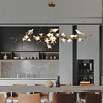 Люстра в виде золотой ветки с цветами и птичками Marvelous Garden варинант исполнения - 6 | Loft Concept в Твери