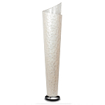 Торшер из перламутра на металлическом каркасе Indonesian Spiral варинант исполнения - 1 | Loft Concept в Твери