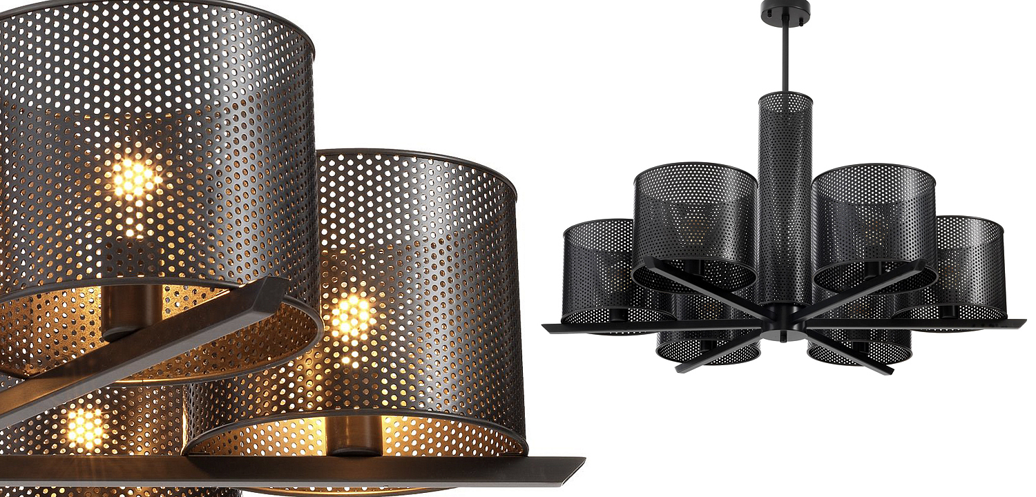 Люстра Eichholtz Chandelier Morrison Bronze Люстра Eichholtz Chandelier Morrison Bronze - Loft-Concept в Твери