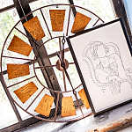 Часы настенные из металла в стиле лофт Clock with History варинант исполнения - 3 | Loft Concept в Твери