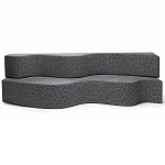 Дизайнерский модульный диван волнистой формы с цветным принтом Poltronova Superonda Sofa варинант исполнения - 14 | Loft Concept в Твери