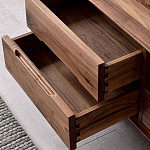 Тумба под телевизориз массива дерева TV Stand made of Walnut Wood варинант исполнения - 7 | Loft Concept в Твери