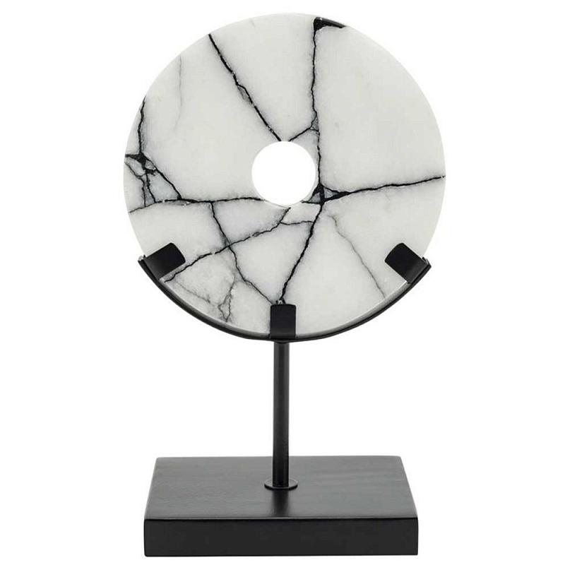 Статуэтка Disk Madison On Stand Черный Белый Статуэтка Disk Madison On Stand Черный Белый в Твери | Loft Concept