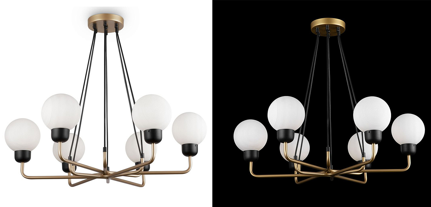 Люстра Andresa Chandelier 6 Balls Люстра Andresa Chandelier 6 Balls - Loft-Concept в Твери