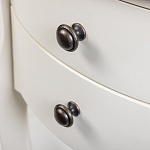 Белая тумба на фигурных ножках Shelby варинант исполнения - 4 | Loft Concept в Твери