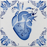 Плитка с узором Мое сердце варинант исполнения - 2 | Loft Concept в Твери