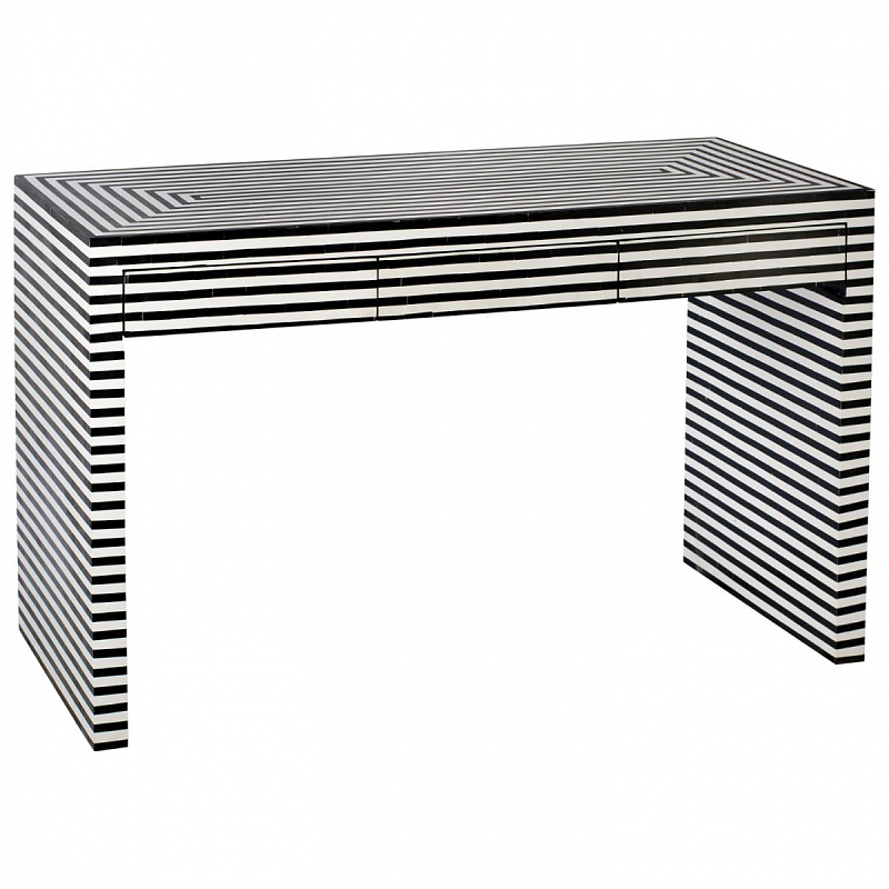 Стол Black&white Indian Bone Inlay table Черно-белый Стол Black&white Indian Bone Inlay table Черно-белый в Твери | Loft Concept