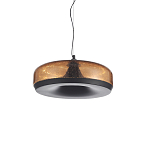 Подвесной светильник с стеклянным плафоном LED 42W 3000K Glass Textured Lampshade варинант исполнения - 2 | Loft Concept в Твери