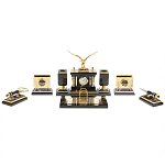 Настольный письменный набор из яшмы и долерита в подарочной упаковке Manager Organizer варинант исполнения - 3 | Loft Concept в Твери