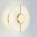 Бра с плафоном из камня в форме диска Buccio Stone Disk Wall Lamp варинант исполнения - 2 | Loft Concept в Твери