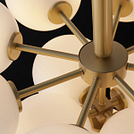 Люстра круглая со стеклянными сферами Maleficent варинант исполнения - 3 | Loft Concept в Твери