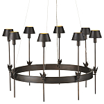 Люстра круглая со светодиодными лампами Innovation варинант исполнения - 3 | Loft Concept в Твери