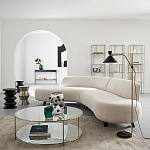 Торшер с поворотным плафоном Davy Brass Floor Lamp варинант исполнения - 9 | Loft Concept в Твери