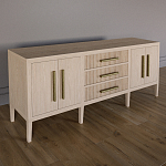 Буфет Primo с тремя ящиками и двумя фасадами Светлый дуб варинант исполнения - 2 | Loft Concept в Твери