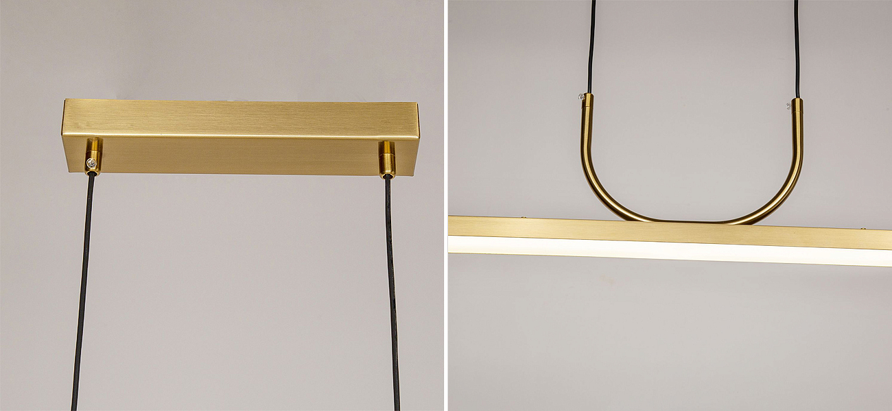 Минималистичная золотая люстра Trumpet tube Минималистичная золотая люстра Trumpet tube - Loft-Concept в Твери