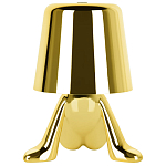 Настольная лампа фигурная цвета золото с гладким абажуром Высота 17 см Sophia варинант исполнения - 6 | Loft Concept в Твери