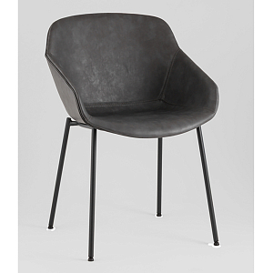 Стул Ashby экокожа серый