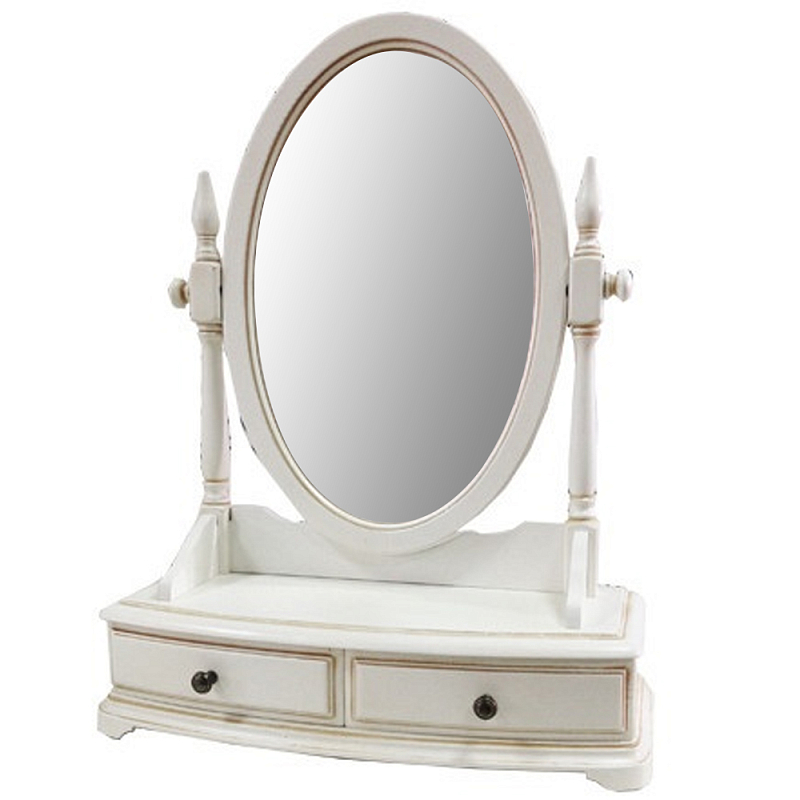 Овальное настольное зеркало из массива дерева Guirlande de Roses Mirror Зеркало ivory ( слоновая кость ) Овальное настольное зеркало из массива дерева Guirlande de Roses Mirror Зеркало ivory ( слоновая кость ) в Твери | Loft Concept