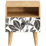 Прикроватная тумба с изображением на ящике Elise Nightstand варинант исполнения - 19 | Loft Concept в Твери