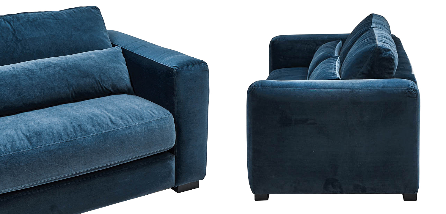 Диван Kleber Sofa blue Диван Kleber Sofa blue - Loft-Concept в Твери